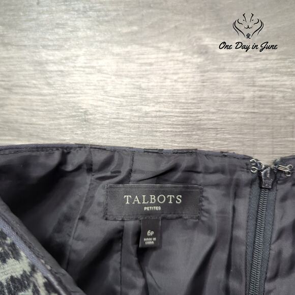 Talbots Petite Lined Mini Skirt Size 6P - Picture 2 of 5